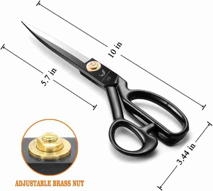 10.5'' Gold Fabric Scissors Stainless Steel Sharp Tailor Scissors Clothing Scissors Professional Heavy Duty Dressmaking Shears SE
