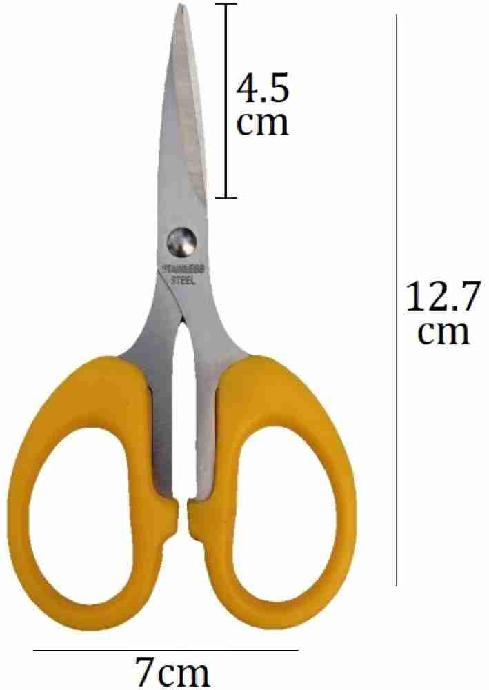 DHSHARPYOYO Small Size Plastic Handle Scissors for Office  and Home Use-IV19 Scissors - Hand Mini scissors