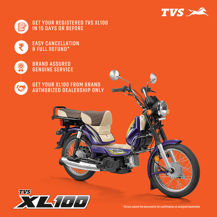 Xl 100 Comfort Tvs Vicky Ke Price Bike Tvs Xl Rate TVS XL 100