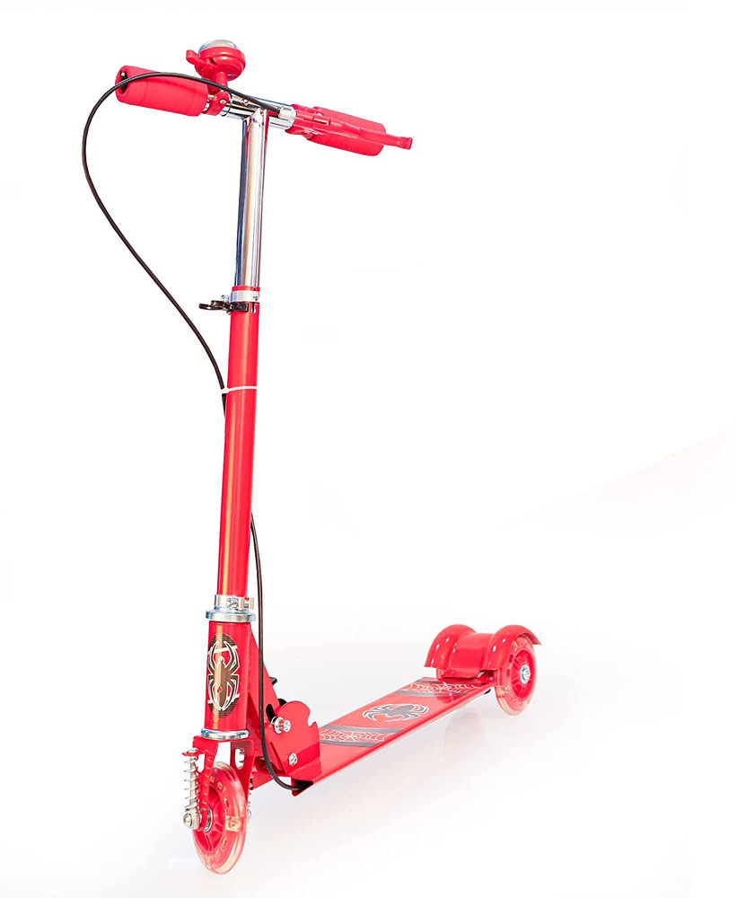 Shreeganesh ganesh Scooter for Kids 3 Wheeler Foldable Kick Skating Cycle Red Kids Scooter