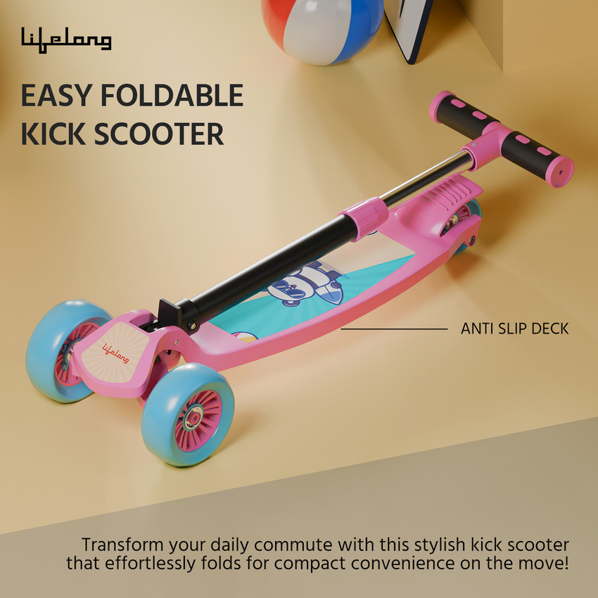 Lifelong LLKS03 Foldable Kick Skating Cycle|Skate Scooter for Kids(Max User  Weight: 50Kg) Kids Scooter - Buy Lifelong LLKS03 Foldable Kick Skating  Cycle|Skate Scooter for Kids(Max User Weight: 50Kg) Kids Scooter Online at