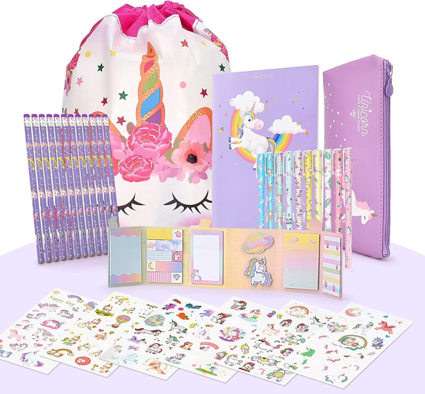 DIY Unicorn Journaling Set/Scrapbook Kit for Girls
