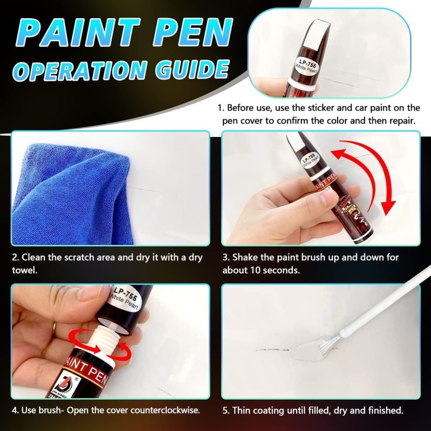 BuyChoice White Paint Pen, Car Scratch Repair Paint Pen, Car Scratch  Remover Car Body Filler Putty Price in India - Buy BuyChoice White Paint Pen,  Car Scratch Repair Paint Pen, Car Scratch