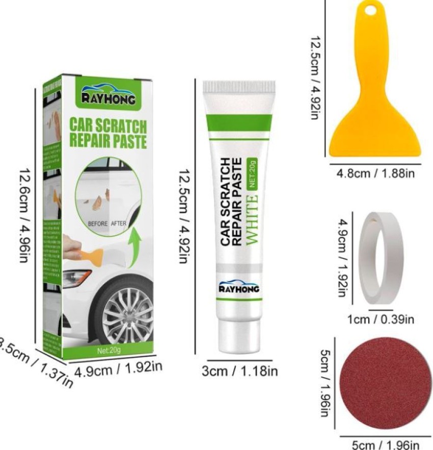 SunPaste Car Scratch Remover White,Car Scratch Repair Paste White