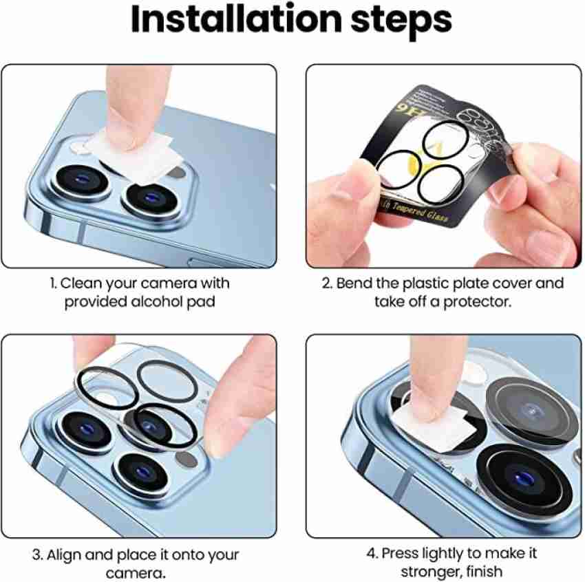 How to Install Camera Lens Protector on iPhone 13 Pro / Max 