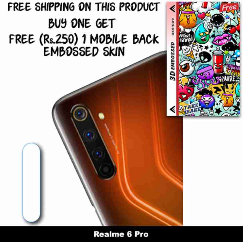ARBAN Camera Lens Protector for Realme 11 Pro Plus FREE 1 3D EMBOSSED SKIN  FOR MOBILE BACK WITH CUT C1S039 - ARBAN 