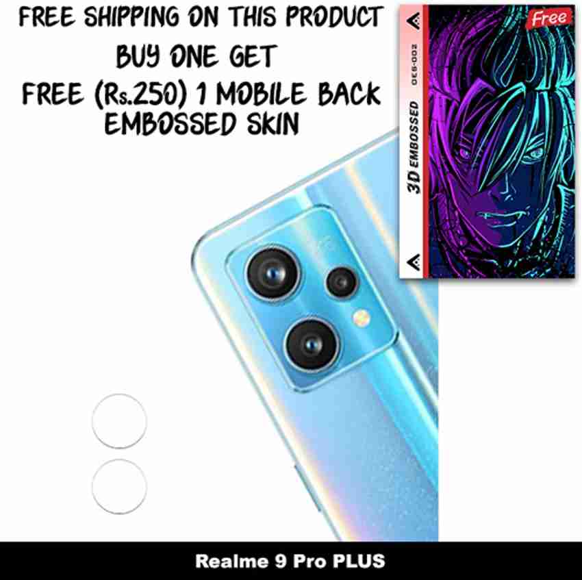 ARBAN Camera Lens Protector for Realme 11 Pro Plus FREE 1 3D EMBOSSED SKIN  FOR MOBILE BACK WITH CUT C1S039 - ARBAN 