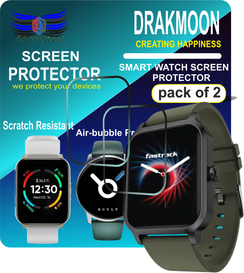 Drakmoon Edge To Edge Screen Guard for FASTRACK REFLEX CHARGE WITH  