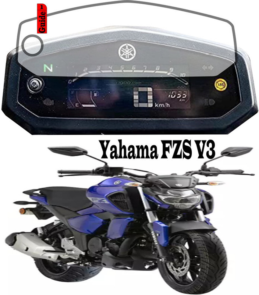 RapTag Nano Glass for Yahama FZS V3 Speedo Meter .11.0627 RapTag Flipkart