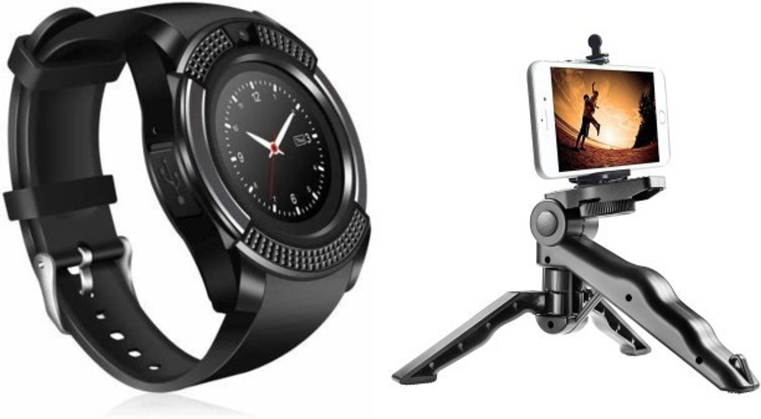 BE FOUND IN HUB Edge To Edge Screen Guard for BBD LOPAZ V8 Smartwatch with manual tripod combo Smartwatch BE FOUND IN HUB Flipkart