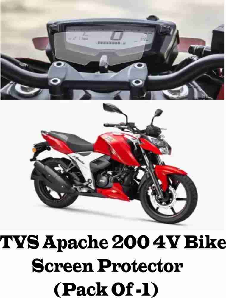 RapTag Nano Glass for TVS Apache 200 4V Speedo Meter NOT A TEMPERED GLASS .03.268 RapTag Flipkart