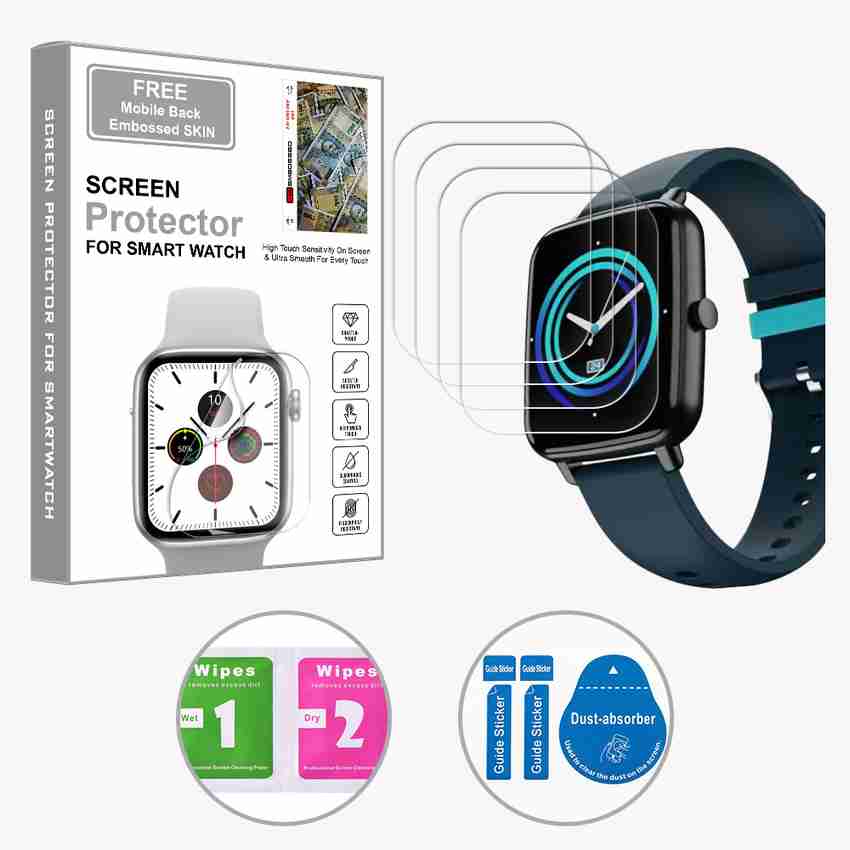 SOMTONE Edge To Edge Screen Guard for DEFY Space fit 1.54 inch FREE 1 MOBILE EMBOSSED SKIN SMARTWATCH SCREEN GUARD SOMTONE Flipkart