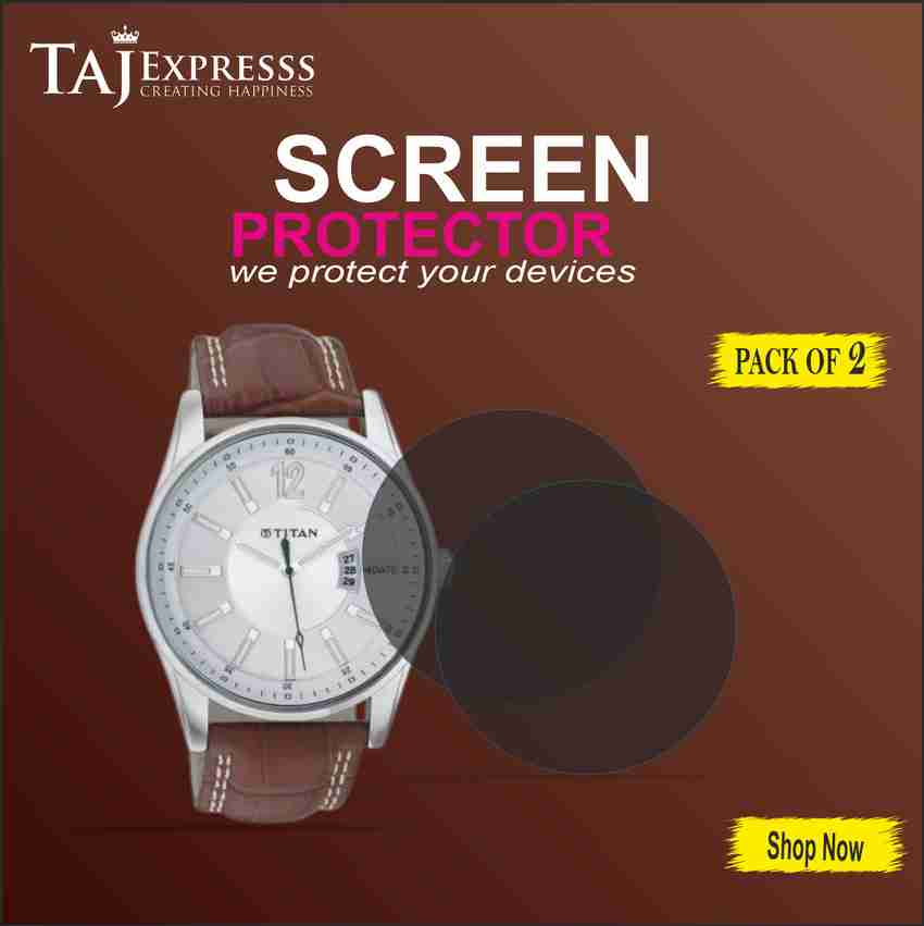 TAJ EXPRESSS Edge To Edge Screen Guard for Titan 9322SL03 Analog