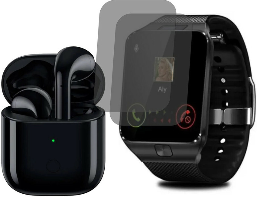 Gangtok Hub Edge To Edge Tempered Glass for Dz09 Smartwatch