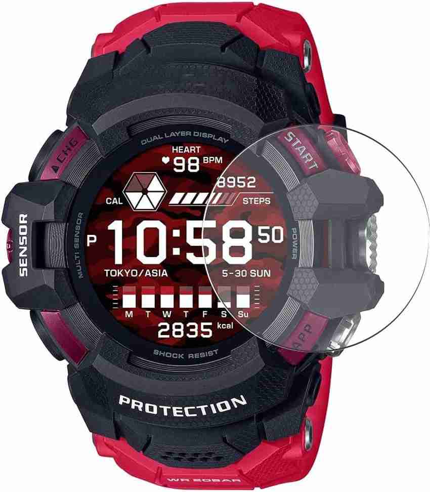 KACA Edge To Edge Screen Guard for Casio G Shock G Squad Pro GSW H1000 Smart Watch Better than Tempered Glass Transparent Pack 2 KACA Flipkart