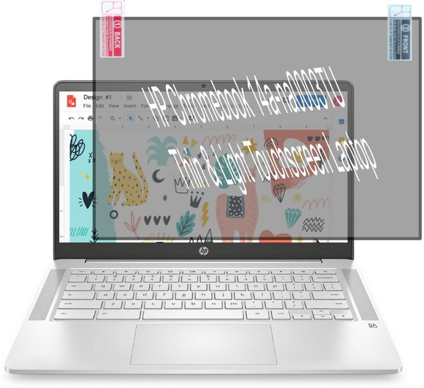 Blackcom Edge To Edge Tempered Glass for HP Chromebook 14a