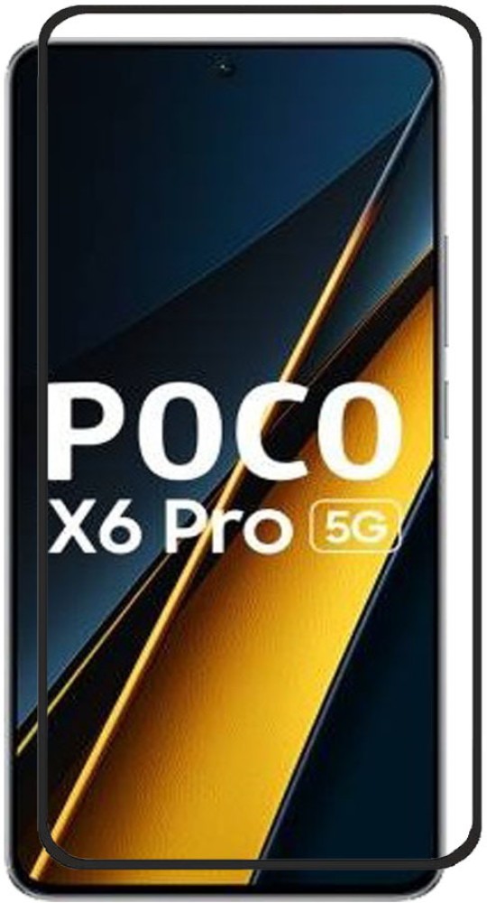 AKSHUD Tempered Glass Guard for POCO X6 Pro 5G - AKSHUD 