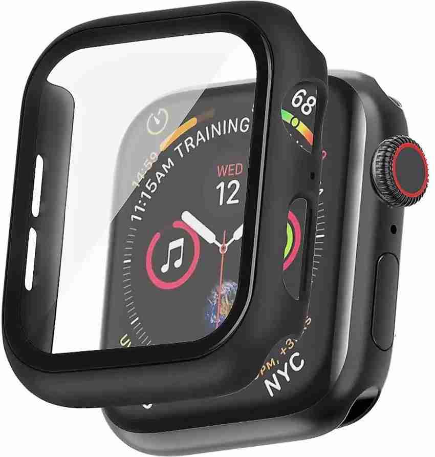 BEZEL WRIST Edge To Edge Screen Guard for Smart Watch Screen Guard Case Cover for Apple Watch Series 4 5 6 44mm Screen protector for Apple Watch Series 4 5 6
