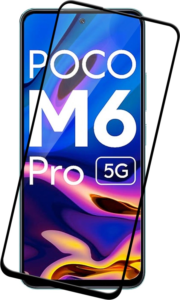 Flipkart SmartBuy Edge To Edge Tempered Glass for POCO M6 Pro 5G, Poco M6  Pro 5G - Flipkart SmartBuy 