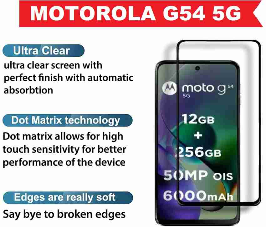 BIOPLJ Case for Motorola Moto G54 Case with Tempered Glass, India