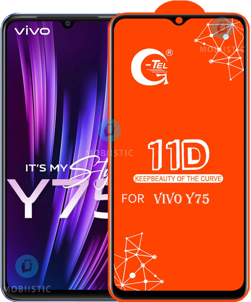 11D Edge To Edge Tempered Glass for Vivo Y75 5G - 11D 