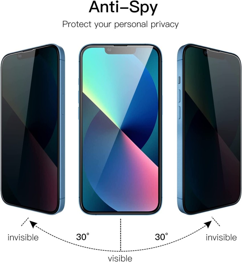 Privacy Anti-Spy Tempered Glass Screen Protector For iPhone 11 13 14 15 Pro  Max