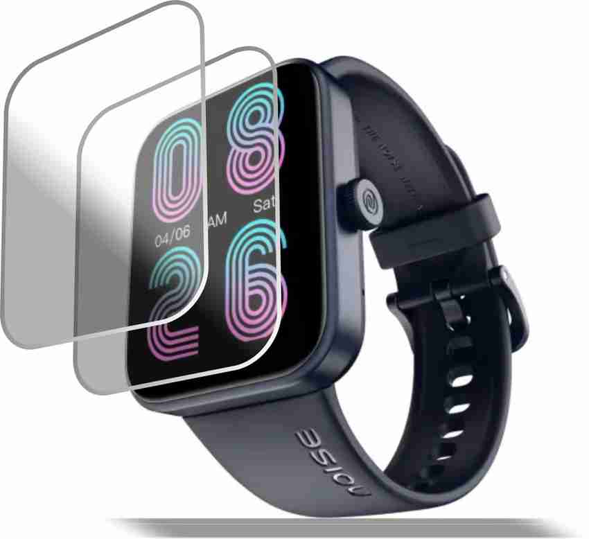 JSGROWITTECH Edge To Edge Tempered Glass for Noise ColorFit Loop