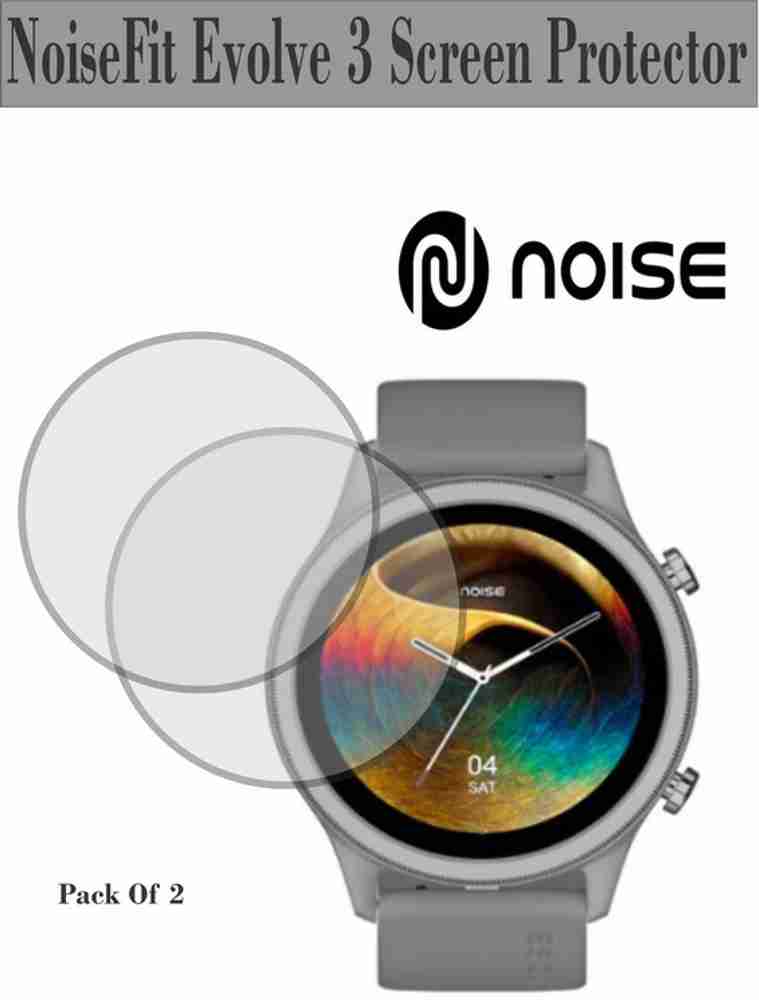 RapTag Edge To Edge Tempered Glass for Aii NoiseFit Evolve 3 Smartwatch Transparent RapTag Flipkart