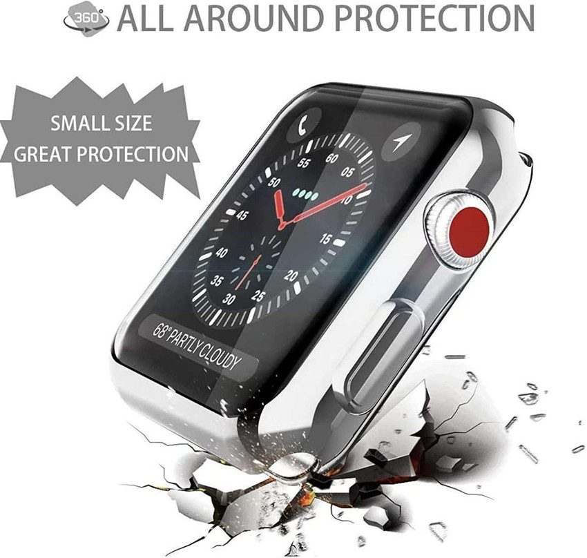 Protective cover clearance for iphone watch
