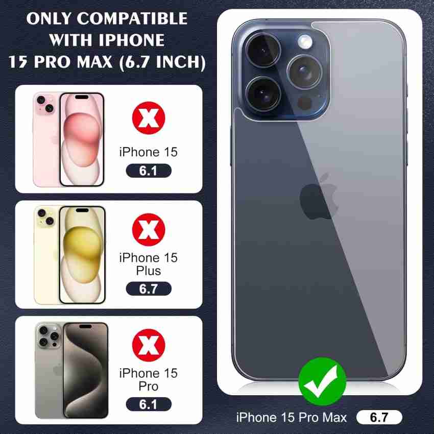 For Apple iPhone 15 Plus Tempered Glass Back Camera Lens Protector Cover