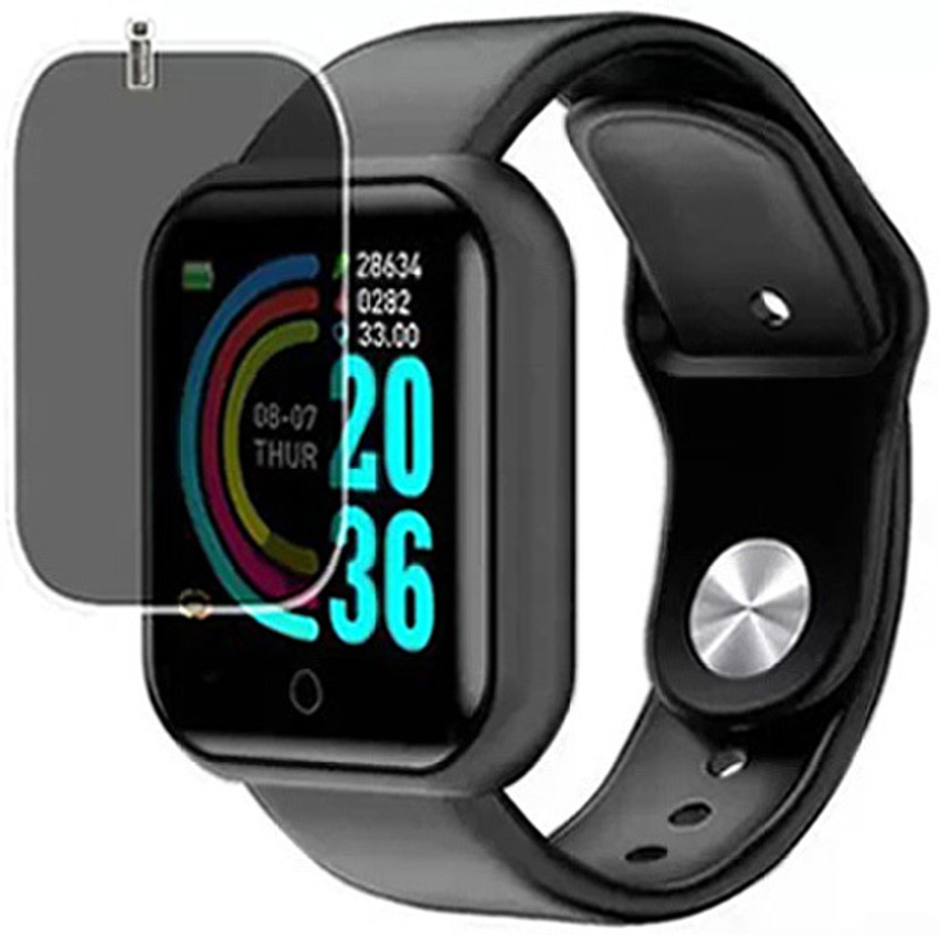 XPLosive Front and Back Tempered Glass for Bluetooth mobicell Y68 Plus SMART WATCH XPLosive Flipkart