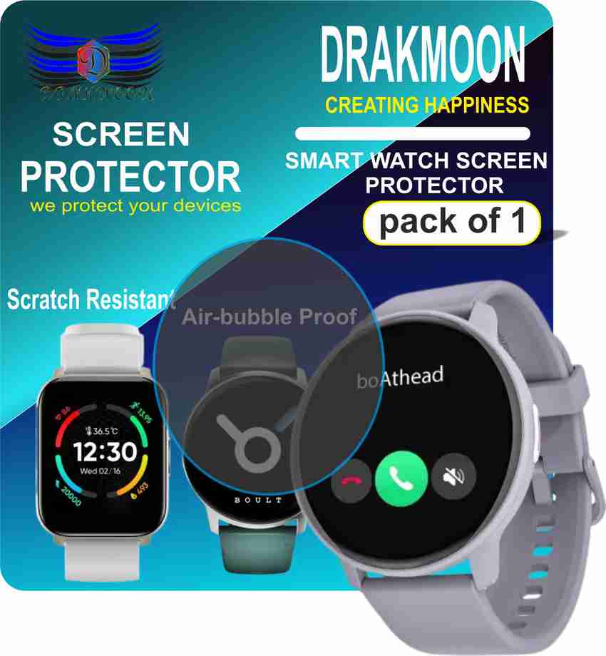 Drakmoon Impossible Screen Guard for boAt Lunar Connect with ENx 