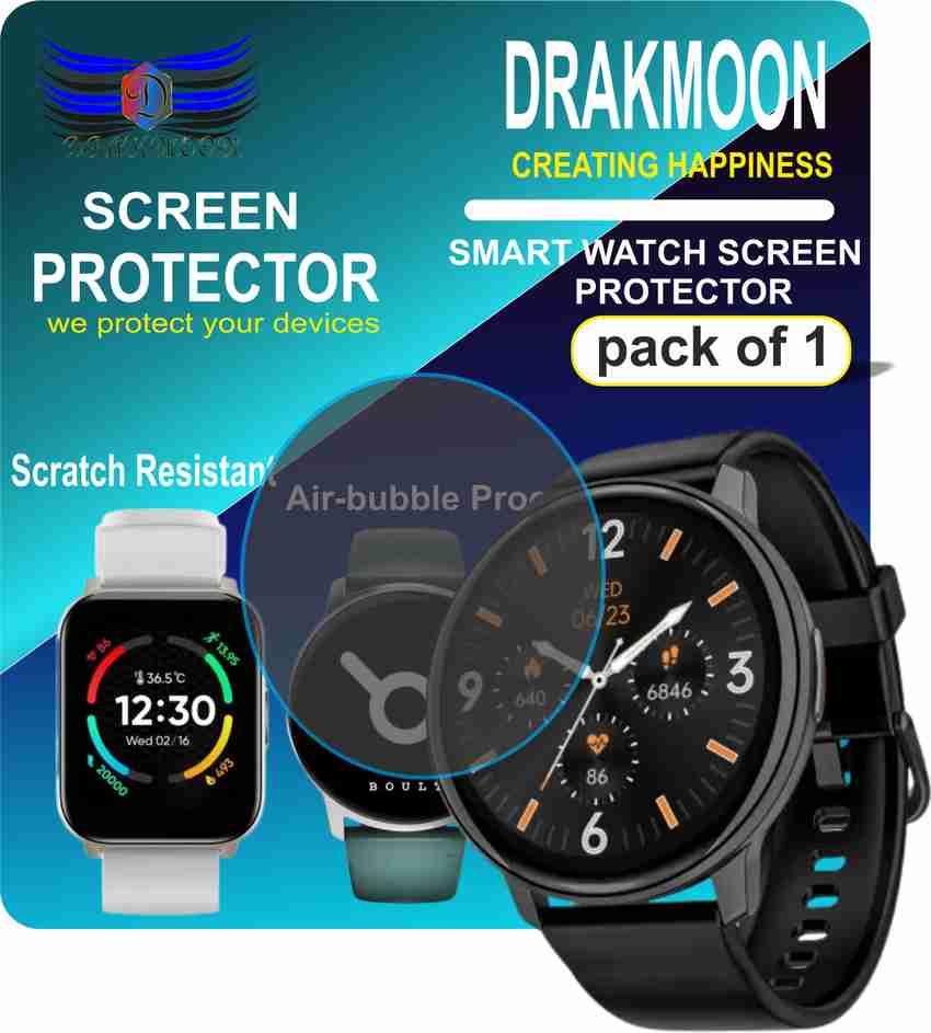 Drakmoon Impossible Screen Guard for boAt Lunar Connect with ENx  