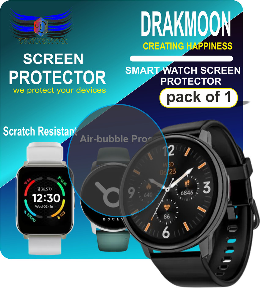 Drakmoon Impossible Screen Guard for boAt Lunar Connect with ENx 