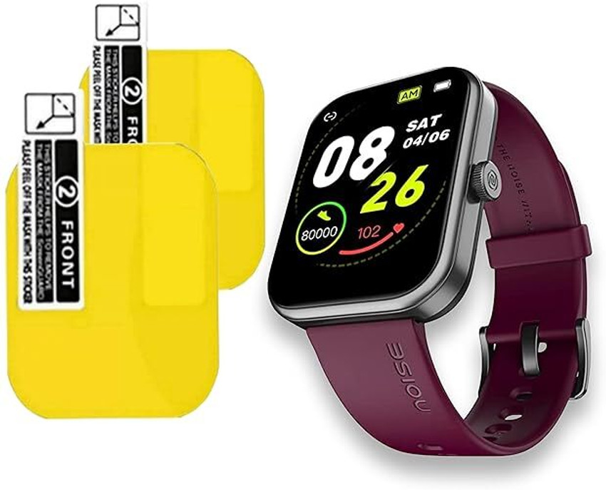 DBTech Screen Guard for Smart Watch Tempered Glass Full Screen Protector Compatible for Noise Pulse 2 Max 1.85 inch Flexible HD Clear DBTech Flipkart
