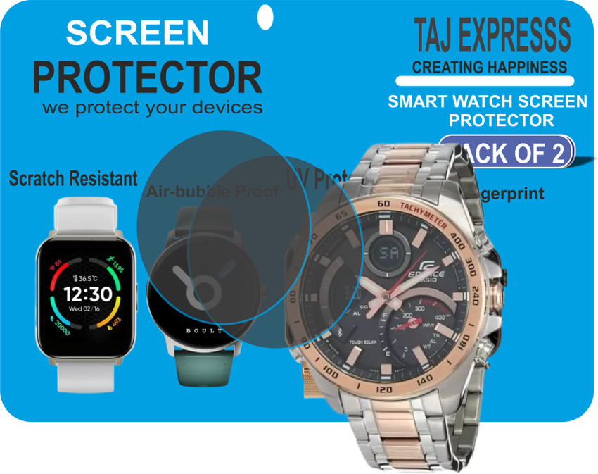TAJ EXPRESSS Impossible Screen Guard for Casio Edifice Analog Digital Black Dial Men s Watch ECB 900DC 1ADR EX517 RK00125.48 TAJ EXPRESSS Flipkart