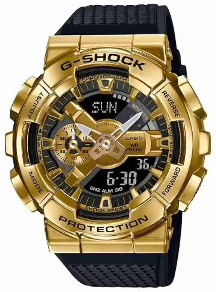 Hum Nano Glass for CASIO MENS G SHOCK GOLD DIAL RESIN ANALOGUE