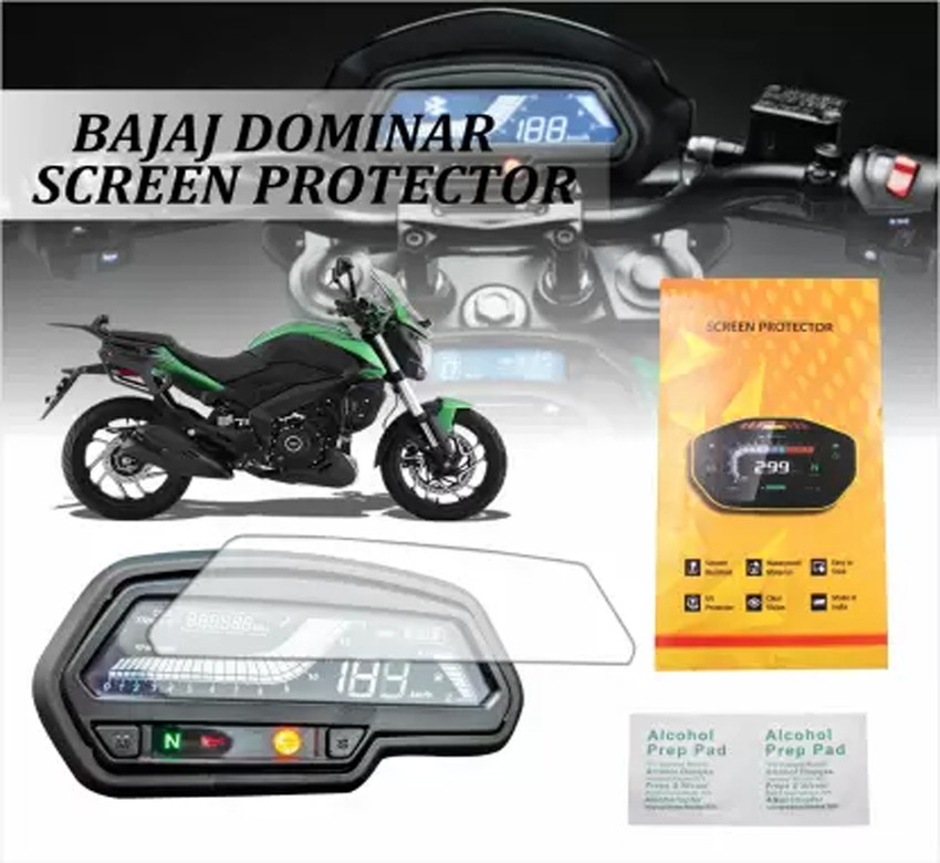 Dominar 400 screen protector hot sale