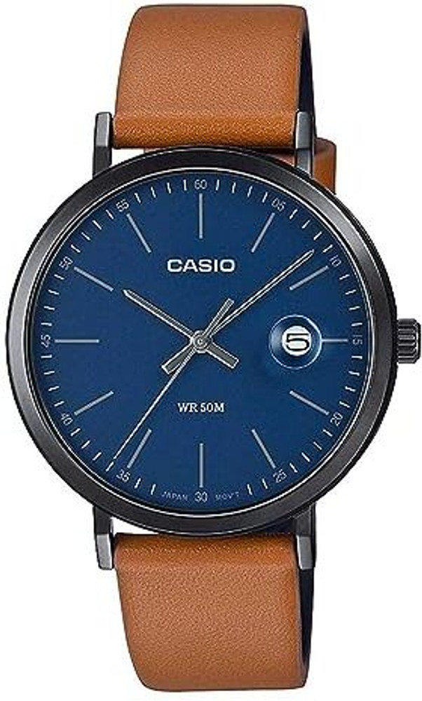 Casio blue dial sales watch