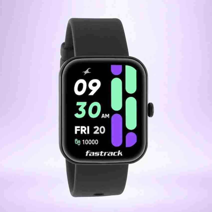 Fastrack reflex smartwatch black band sales
