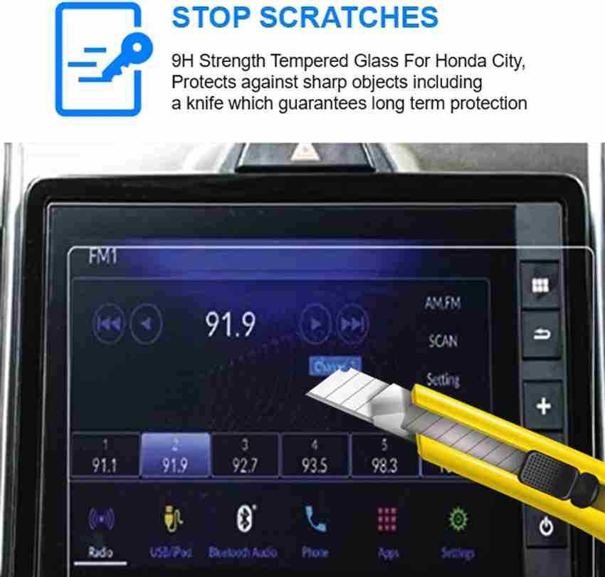 Honda city store screen protector