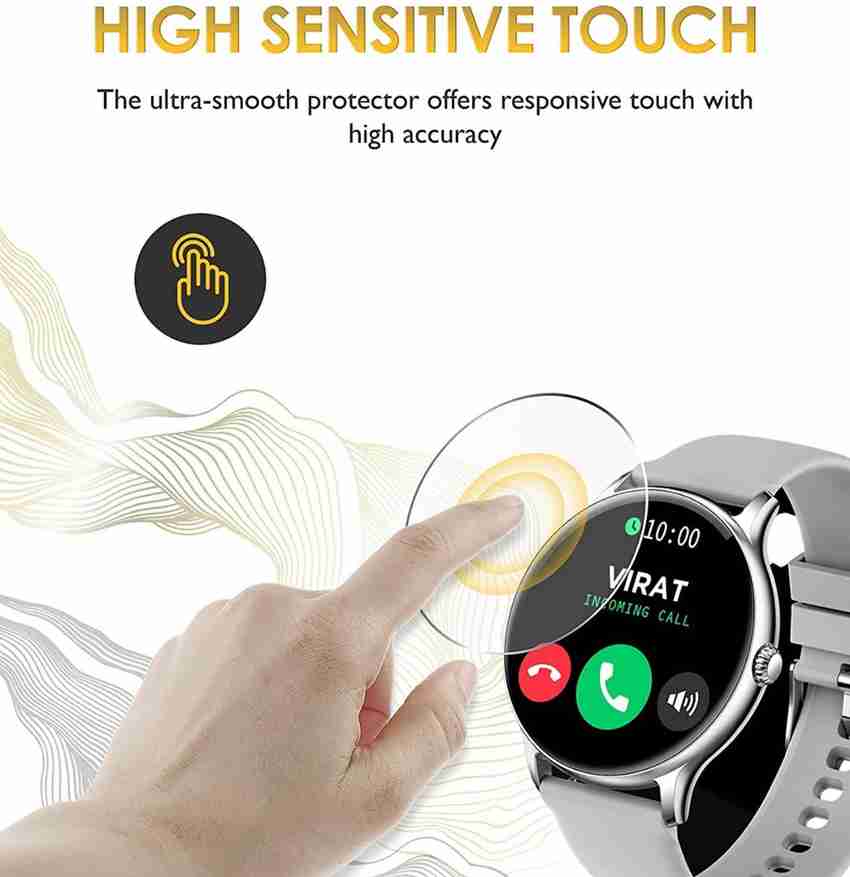 rauls Screen Guard for BoAt Lunar Connect Smart Watch rauls