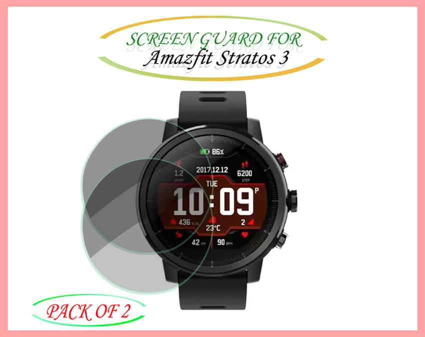 DLWAX Screen Guard for Amazfit Stratos 3 SMART WATCH DLWAX