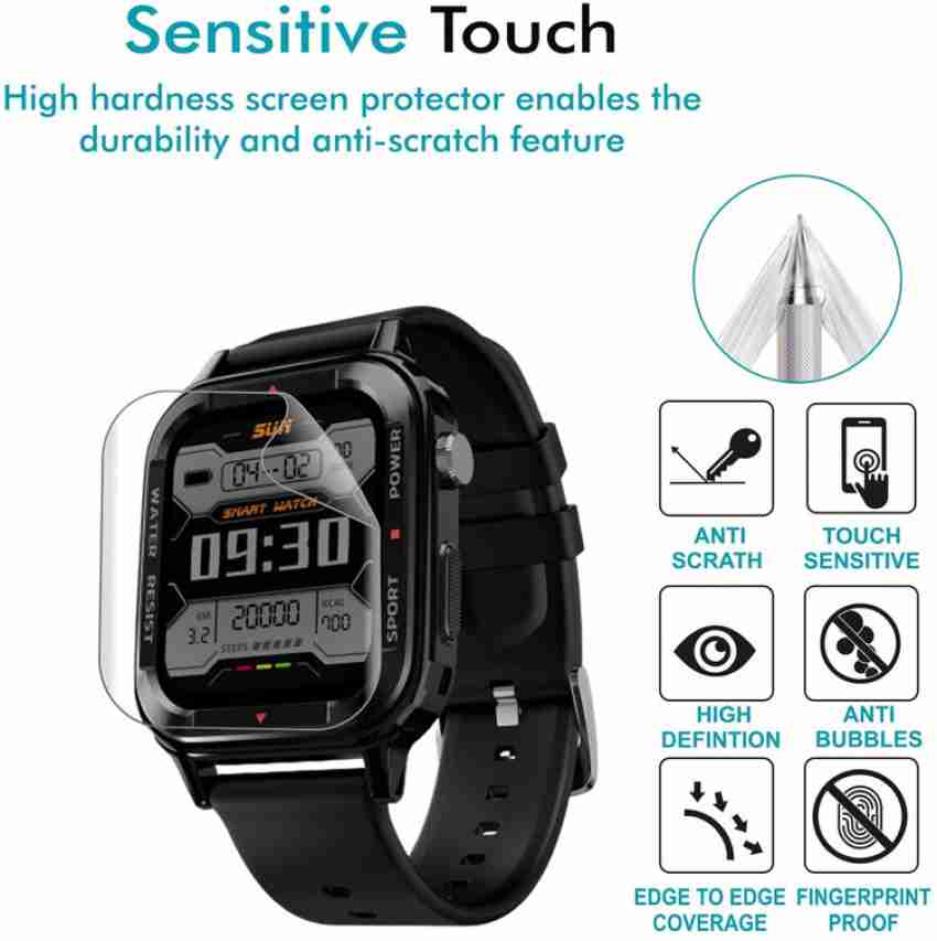 goldentomb Screen Guard for Nerunsa Q23 Smart Watch smartwatch, TPU Guard  Film Protectors - goldentomb 