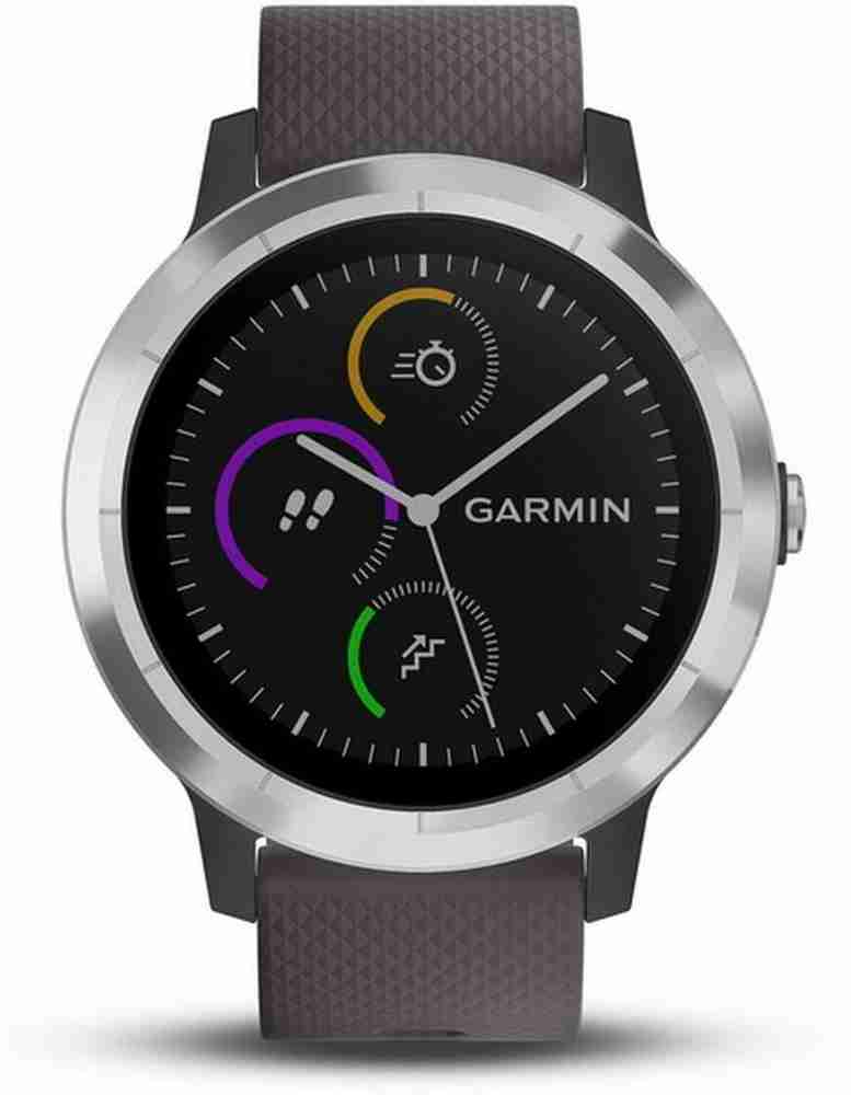 GARMIN Vivoactive 3 Element Grey Smartwatch Price in India Buy GARMIN Vivoactive 3 Element Grey Smartwatch online at Flipkart