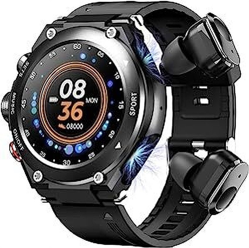 Smartwatch with bluetooth earphones 2025