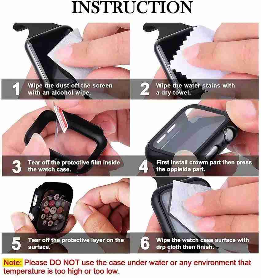 BEZEL WRIST Edge To Edge Tempered Glass for smart watch case