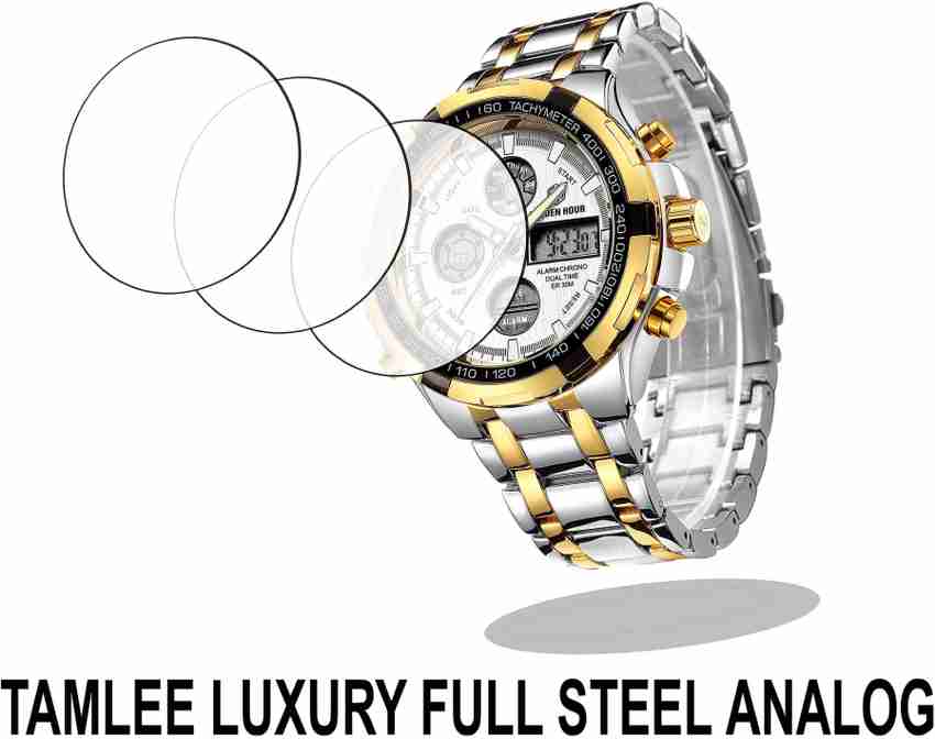 TWUAOP Screen Guard for TAMLEE LUXURY FULL STEEL ANALOG TWUAOP