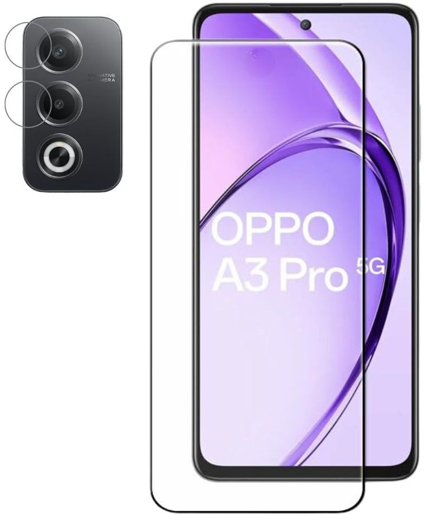 Screen Guard Oppo A3s Camera Glass ISAAK Tempered Glass Guard For
