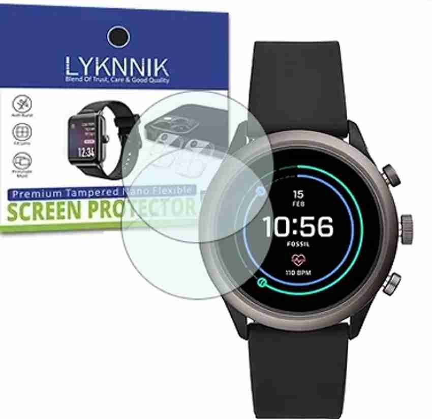 LYKNNIK Screen Guard for Fossil Sports FTW 4019 Smartwatch